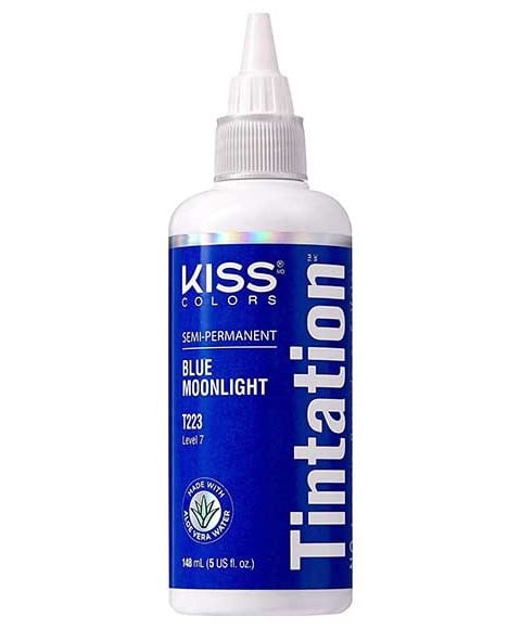 KISS COLOURS TINTATION SEMI PERMANENTE BLEU CLAIR DE LUNE T223 