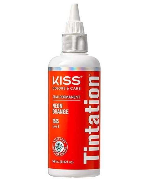 KISS COLOURS TINTATION SEMI PERMANENTE NÉON ORANGE T665