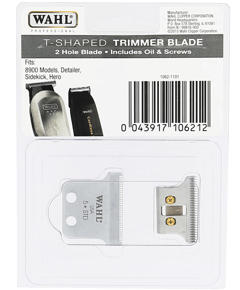 LAME DE COUPE-BORD WAHL EN FORME DE T 1062 1101 