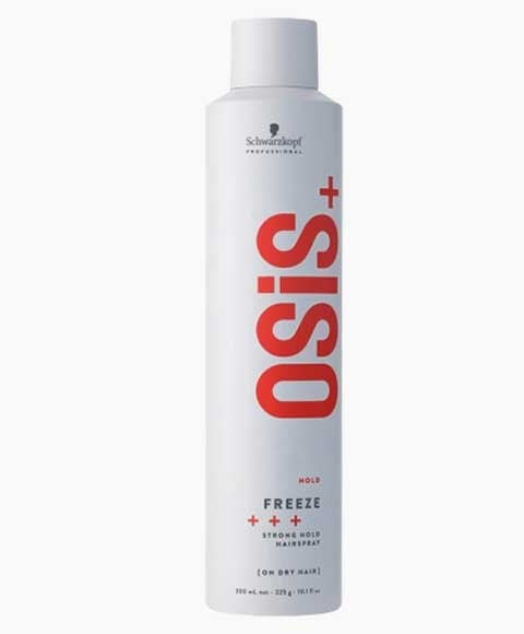 Laque pour cheveux à tenue forte OSIS PLUS HOLD FREEZE 
