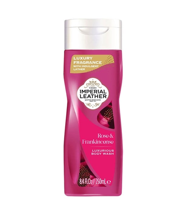 Lavage de bain luxueux à l'encens rose en cuir impérial