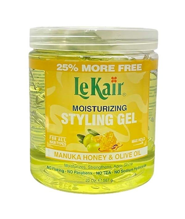 LEKAIR GEL COIFFANT HYDRATANT AU MIEL DE MANUKA ET À L'HUILE D'OLIVE