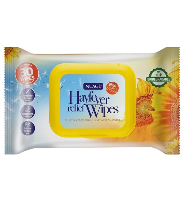 LINGETTES POUR LE SOULAGEMENT DU RIME DES FOINS 