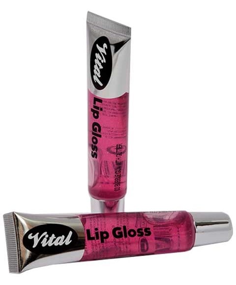 LIP GLOSS 03 BUBBLE GUM AVEC PAILLETTES 