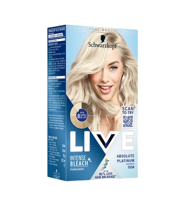 LIVE COLOR COULEURS PERMANENTES INTENSE 00A PLATINE ABSOLU