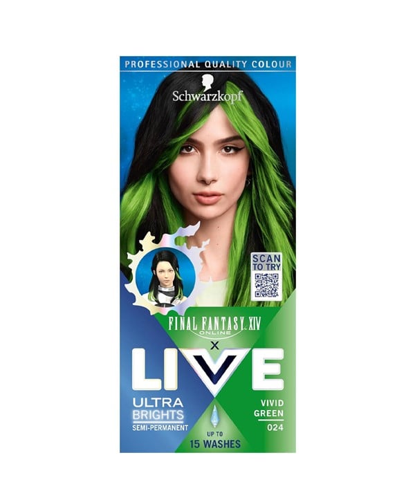 LIVE ULTRA BRILLANT SEMI-PERMANENT VIVID GREEN 024