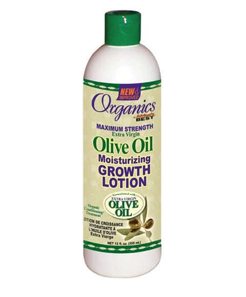 LOTION DE CROISSANCE HYDRATANTE À L'HUILE D'OLIVE BIOLOGIQUE 