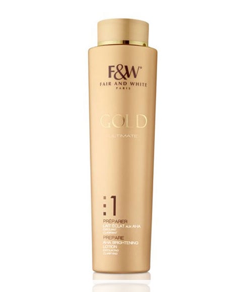 LOTION ÉCLAIRCISSANTE AHA PREPARE GOLD ULTIMATE