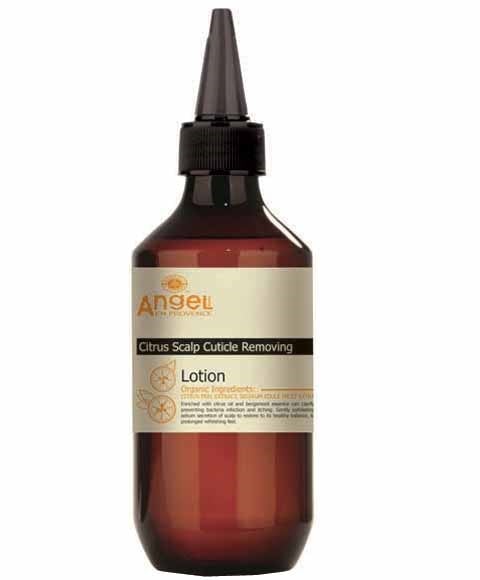 LOTION ENLEVANTE POUR CUTICULES DU CUIR CHEVEUX CHEVEUX CHEVEUX D'AGRUMES ANGEL 