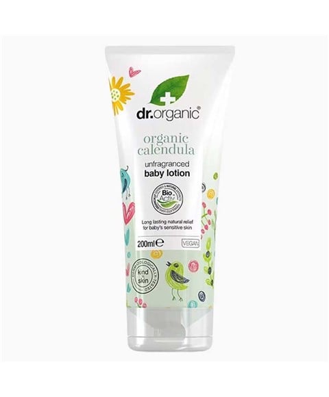 LOTION POUR BÉBÉ SANS PARFUM AU CALENDULA BIOLOGIQUE 