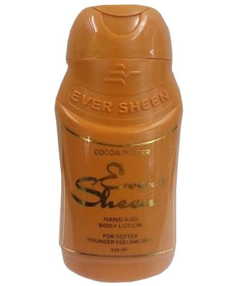 LOTION POUR LES MAINS ET LE CORPS AU BEURRE DE CACAO EVER SHEEN 