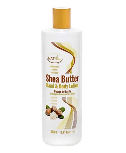 LOTION POUR LES MAINS ET LE CORPS AU BEURRE DE KARITÉ NAT SKIN 