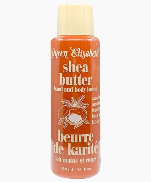 LOTION POUR LES MAINS ET LE CORPS AU BEURRE DE KARITÉ REINE ELISABETH 