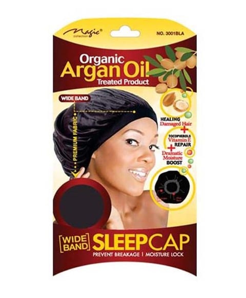 MAGIC COLLECTION BONNET DE SOMMEIL À L'HUILE D'ARGAN BIOLOGIQUE 3001 