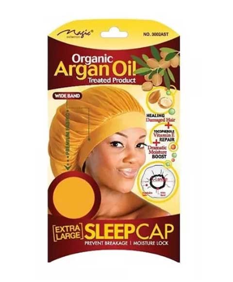 MAGIC COLLECTION BONNET DE SOMMEIL À L'HUILE D'ARGAN BIOLOGIQUE 3002 