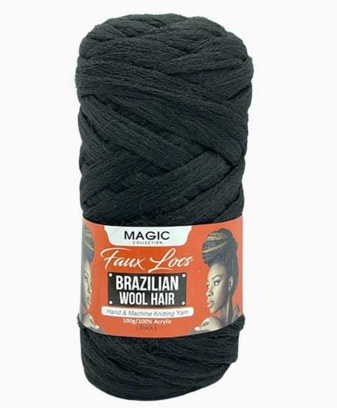 MAGIC COLLECTION FAUX LOS CHEVEUX EN LAINE BRÉSILIENNE NOIR 