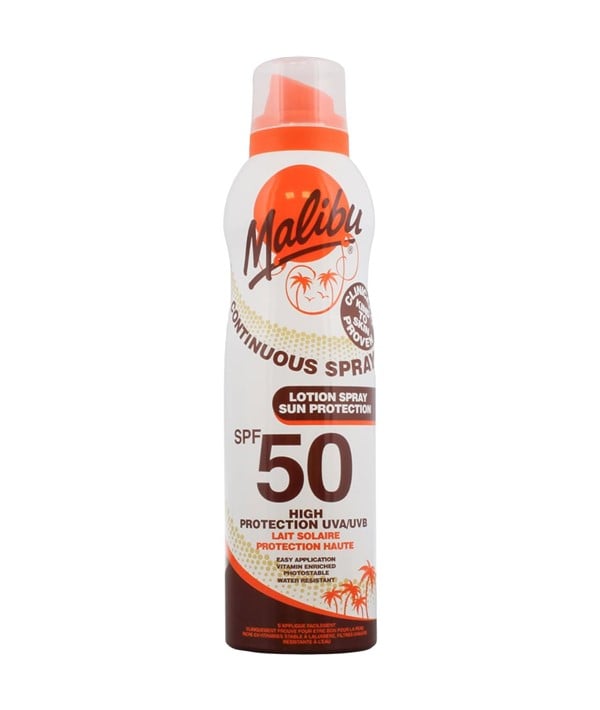 MALIBU LOTION CONTINUE SPRAY PROTECTION SOLAIRE SPF50 