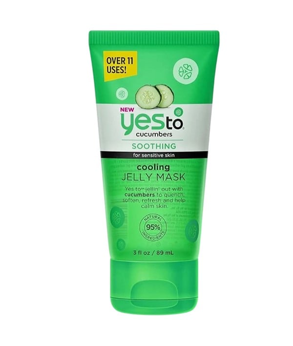 MASQUE À LA GELÉE REFROIDISSANT APAISANT AUX CONCOMBRES 