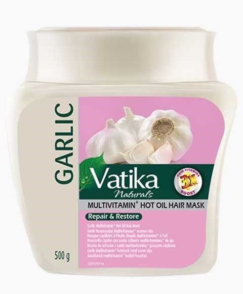 MASQUE CAPILLAIRE CONDITIONNANT EN PROFONDEUR À L'AIL VATIKA NATURALS 