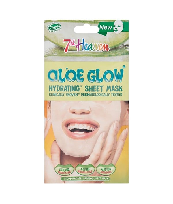 MASQUE EN FEUILLE HYDRATANT 7TH HEAVEN ALOE GLOW 