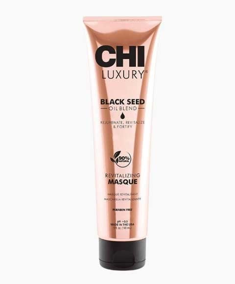 MASQUE REVITALISANT À MÉLANGE D'HUILE DE GRAINES NOIRES DE LUXE CHI 