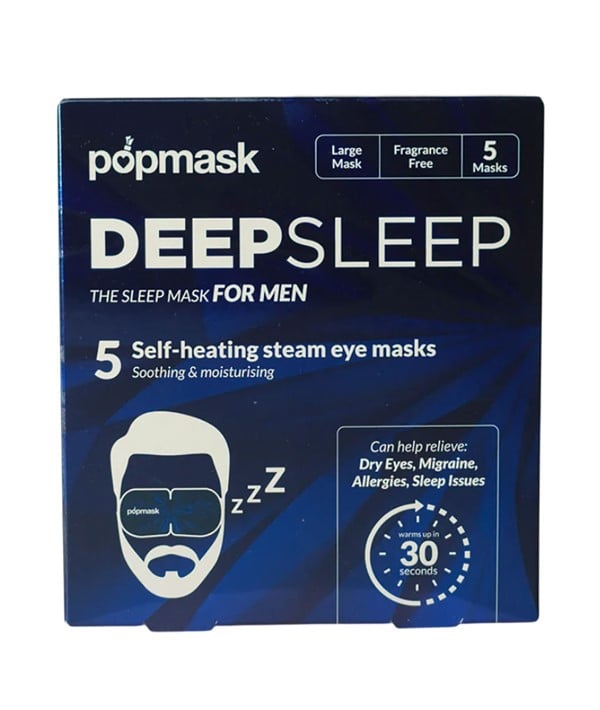 MASQUES POUR LES YEUX AUTO-CHAUFFANTS POUR SOMMEIL PROFONDE POUR HOMMES 