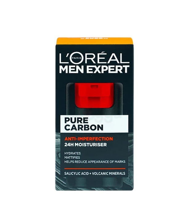 MEN EXPERT PURE CARBON HYDRATANT ANTI IMPERFECTIONS 24H 