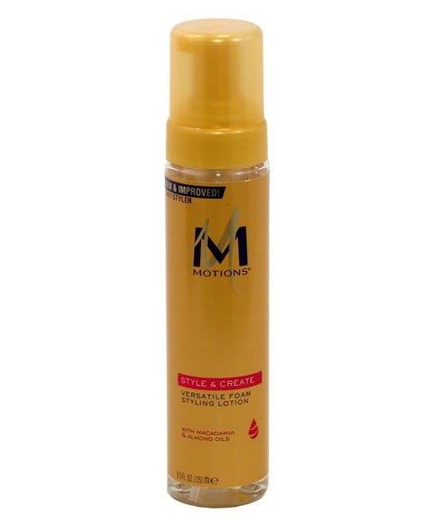MOTIONS STYLE ET CRÉEZ UNE LOTION COIFFANTE EN MOUSSE POLYVALENTE 