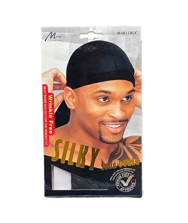 MURRY COLLECTION DURAG EN SATIN SOYEUX M4811BLK 