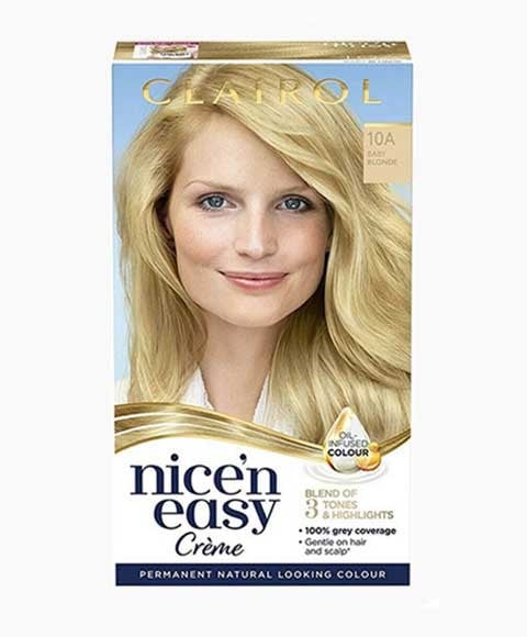 NICE N EASY CREME COULEUR PERMANENTE 10A BLOND BÉBÉ 