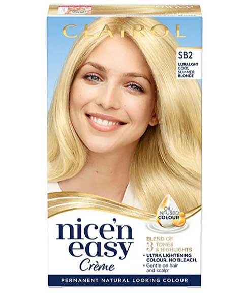 NICE N EASY CREME COULEUR PERMANENTE SB2 ULTRA LÉGER COOL SUM