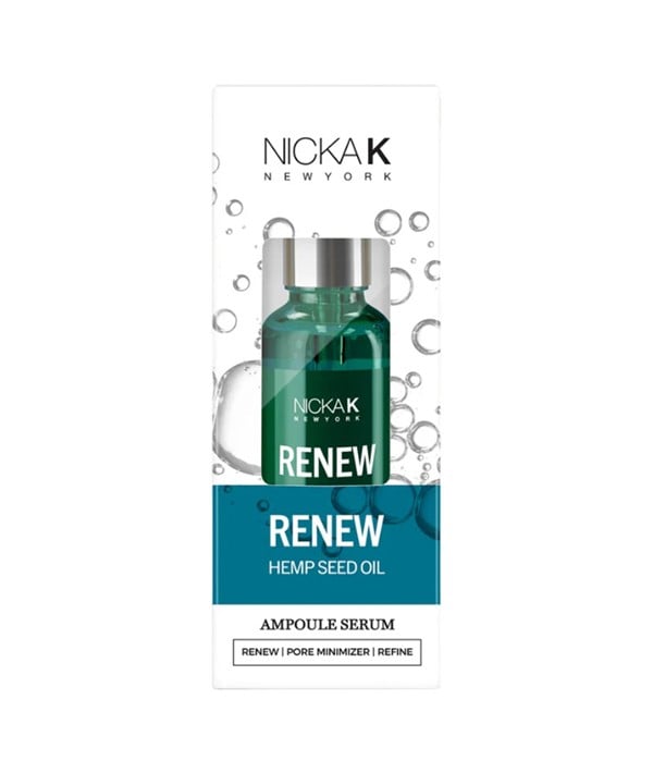 NICKA K RENEW SÉRUM À AMPOULE D'HUILE DE GRAINES DE CHANVRE