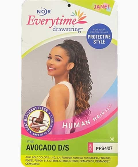 NOIR EVERY TIME SYN AVOCADO DS PONYTAIL 