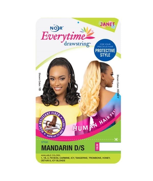 NOIR EVERY TIME SYN MANDARIN DS PONYTAIL 