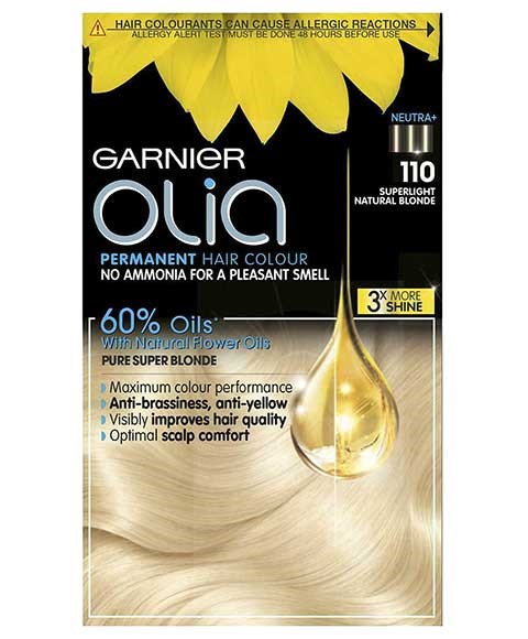 OLIA COULEUR PERMANENTE 110 BLOND NATUREL SUPER CLAIR 
