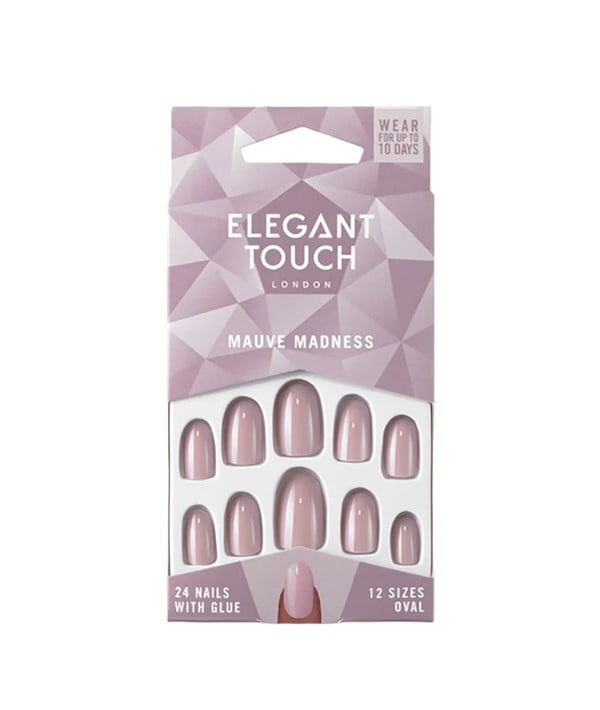 ONGLES ELEGANT TOUCH MAUVE MADNESS AVEC COLLE 