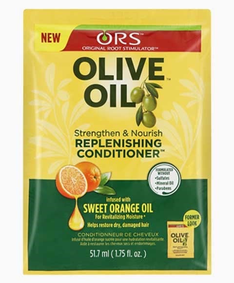 ORS L'HUILE D'OLIVE RENFORCE ET NOURRIT UN CONDITIONNEMENT RÉPARATEUR