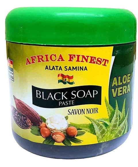 Pâte de savon noir à l'aloe vera d'Afrique la plus fine 