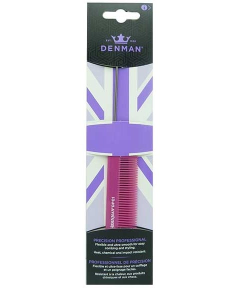Peigne à queue d'épingle professionnel de précision DPC1 rose 