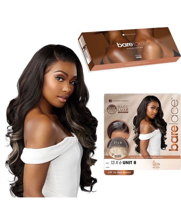 PERRUQUE EN DENTELLE SYNTHÉTIQUE NUE LACE 13X6 UNITÉ 8 