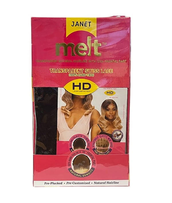 PERRUQUE EN DENTELLE SYNTHÉTIQUE SUISSE TRANSPARENTE MELT HD MABEL 