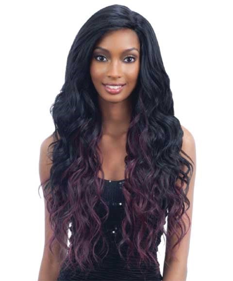 PERRUQUE FREETRESS PREMIUM EN FORME DE V DELUX SYN V002 LACE FRONT 