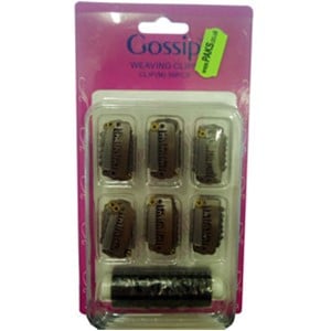 PINCES À TISSER GOSSIP BROWN AVEC FIL 36PCS 