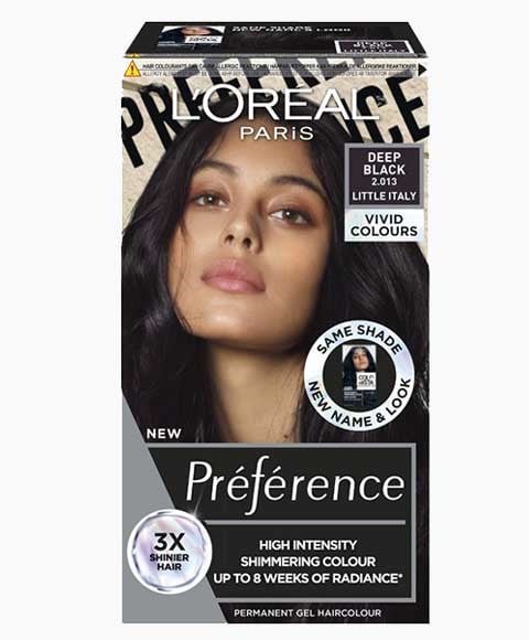 PRÉFÉRENCE COULEUR PERMANENTE EN GEL HAUTE INTENSITÉ PROFOND B