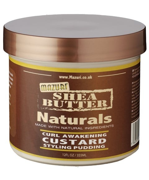 PUDDIN coiffant à la crème anglaise pour l'éveil des boucles SHEA BUTTER NATURALS