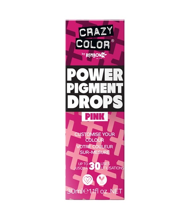 RENBOW CRAZY COLOR POWER PIGMENT GOUTTES ROSE 