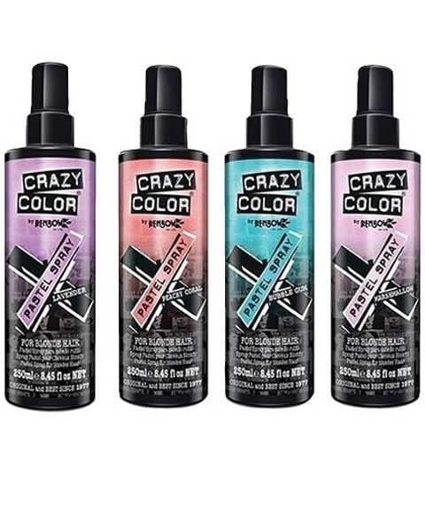 RENBOW CRAZY COLOUR PASTEL SPRAY POUR CHEVEUX BLONDES 