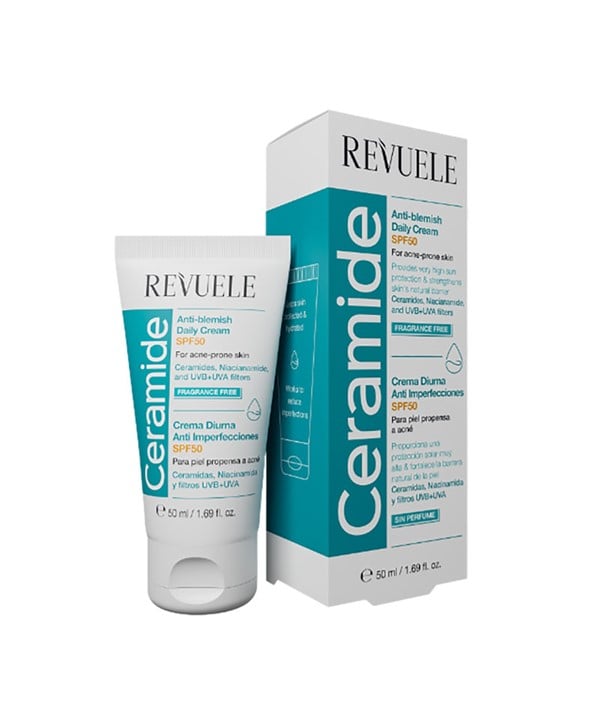 REVUELE CERAMIDE CRÈME QUOTIDIENNE ANTI-IMperfections SPF50