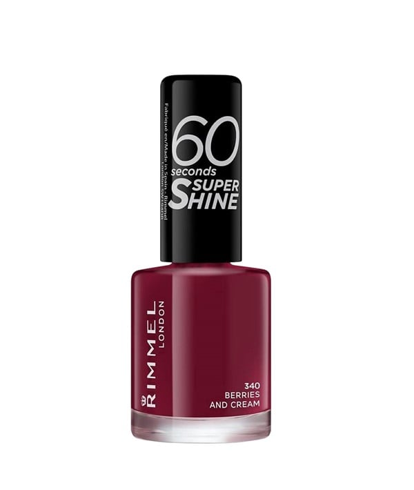 RIMMEL 60 SECONDES VERNIS À ONGLES SUPER BRILLANT 340 BAIES ET