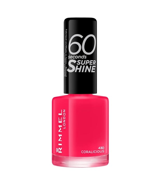 RIMMEL VERNIS À ONGLES SUPER BRILLANT 60 SECONDES 430 CORALICIOUS